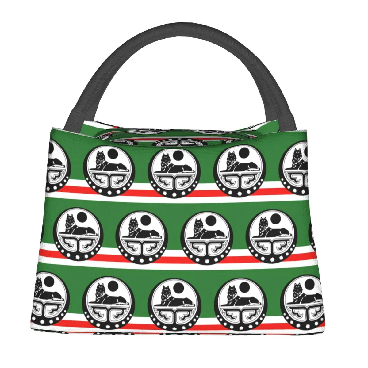 Chechen Borz Insulated Lunch Bag for Women Children Portable Food Boxes Thermal Lunch Box Tote
