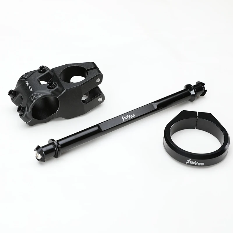 Qiu Long Surron Light Bee X ترقية ملحق عززت الدائمة دواسة القدم القطب الدائمة مشبك أنابيب مجموعة من ثلاث قطع #5