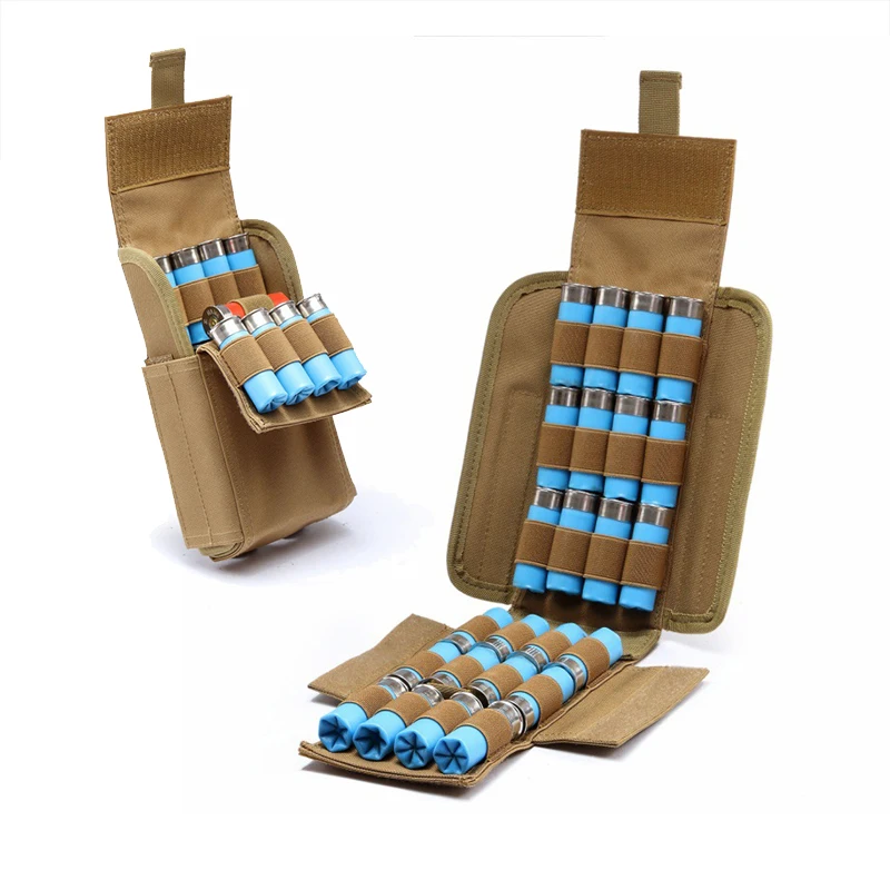 

Outdoor Hunting Ammunition Storage Bag Molle Waistpack 25 Launching Ammunition Clip Bag Training Battle Hunting Accessories