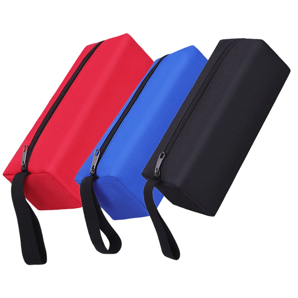 

3pcs Portable Tool Pouches Oxford Cloth Heavy Duty Storage Bags For Tools Organizer Zipper Tote Multipurpose Hardware Gardening