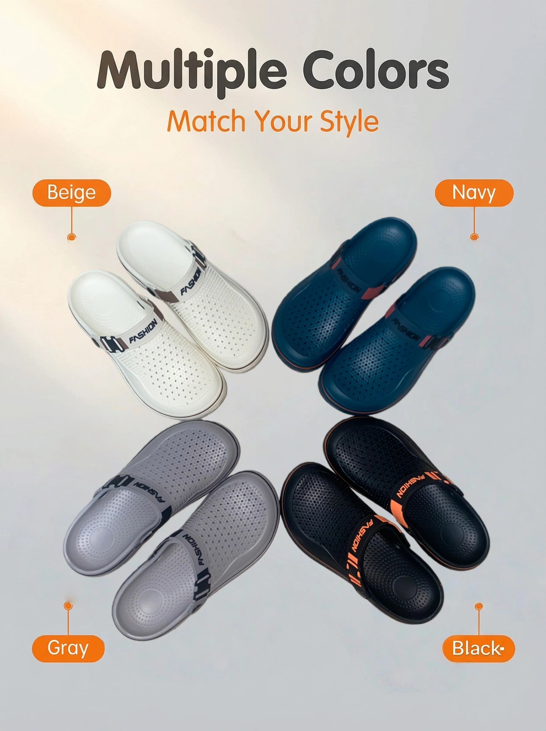 Eva Fashion Hausschuhe für Herren, 2026, neue rutschfeste, verschleißfeste Strandschuhe, Indoor-Sandalen, Herrenschuhe – Detail 2