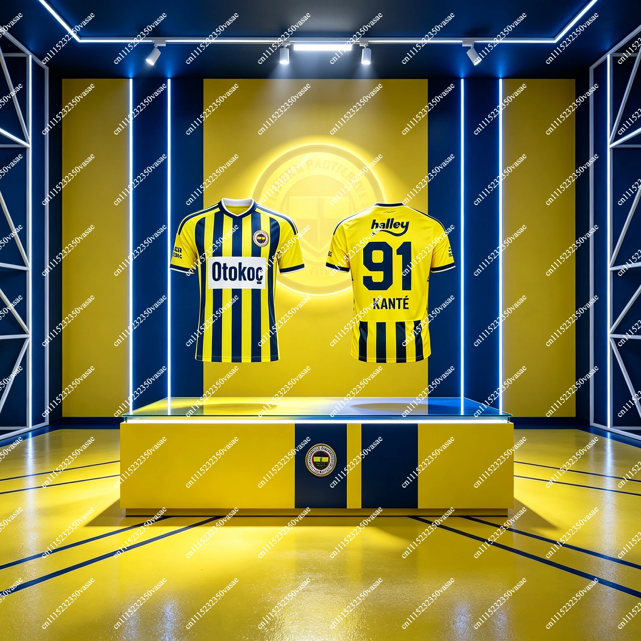 2026/27 Season Fenerbahce Player 3D Print Unisex Football Jersey, Mesh Breathable Shirt, Men Summer Sport Quick Drying Jersey