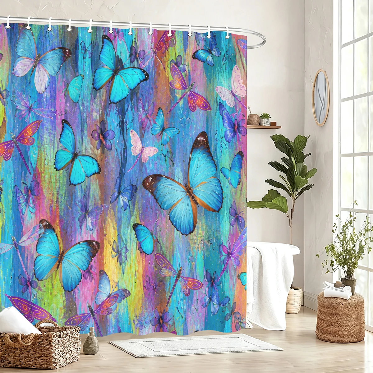 cortina-de-banheiro-em-poliester-com-padrao-vibrante-de-animais-e-insetos-cortina-decorativa-artistica-para-banheiro-em-casa