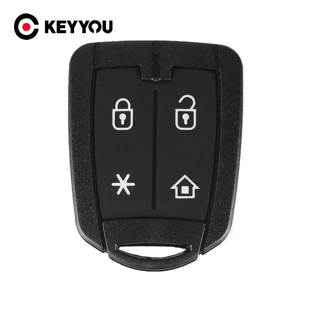 

KEYYOU 20pcs/lot New Repalce Car Key Case Shell For Brazil Positron Alarm 4 Button Remote Key Cover Shell Auto Parts