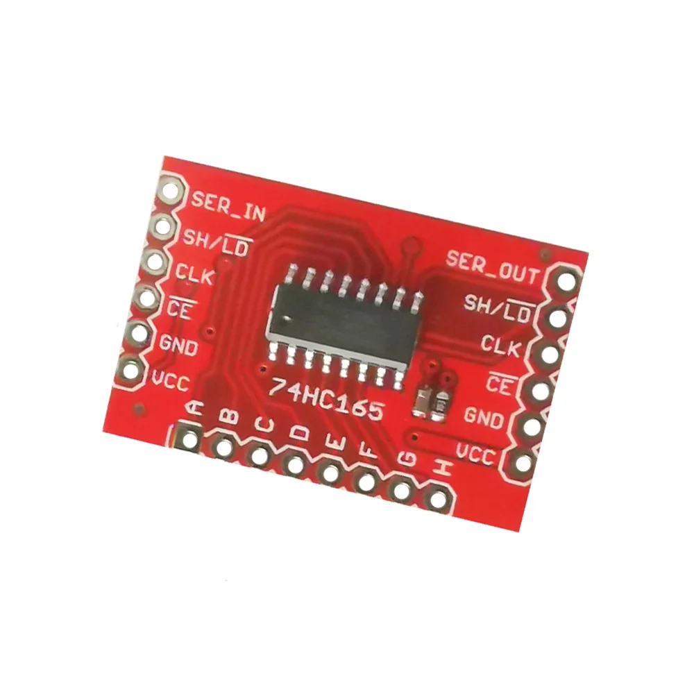 DC2-6V SN74HC165N Conversion Module Shift-In Breakout + Pin Header Parallel to Serial Data Conversion Board