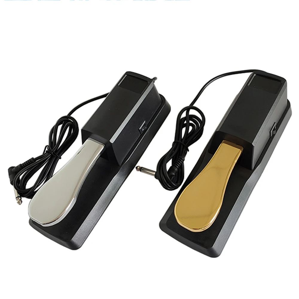 دواسة الحفاظ على 6.35 ملم مع مفتاح قطبي للوحة المفاتيح MIDI Synth البيانو الرقمي طبلة إلكترونية البيانو الكهربائي #1