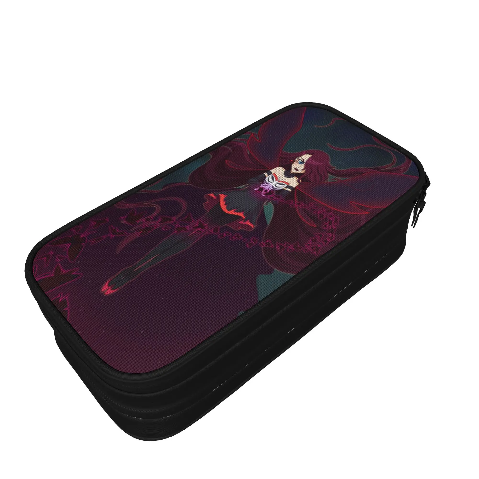 Lovely Pencil Case LoliRock Pencil Pouch  School Pencil Cases Boy Girl Double Layer Graphic School Stationery