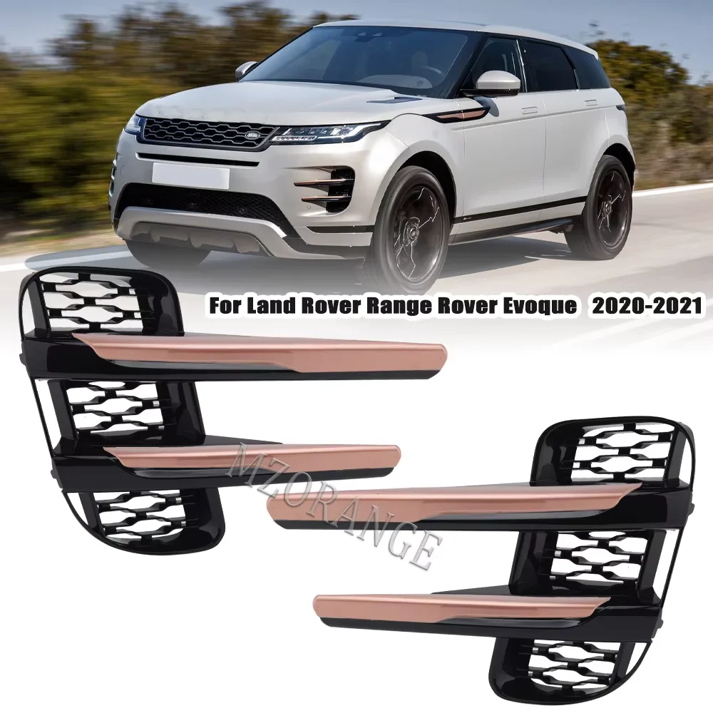 

Front Bumper Fog Lamp Frame For Land Rover Range Rover Evoque 2019-2021 Strips Trim Cover Foglights Cover Grille Car Accessories