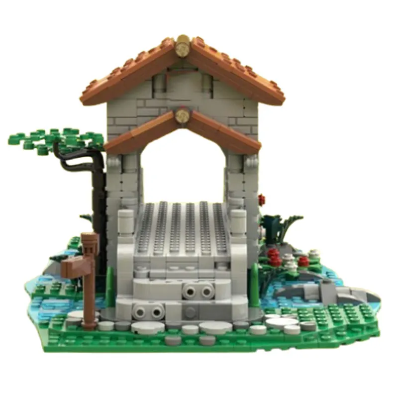 스폿 MOC-161587 작은 입자 중세 빌딩 블록, DIY 퍼즐 장난감, 선물 모델 장식, 134494