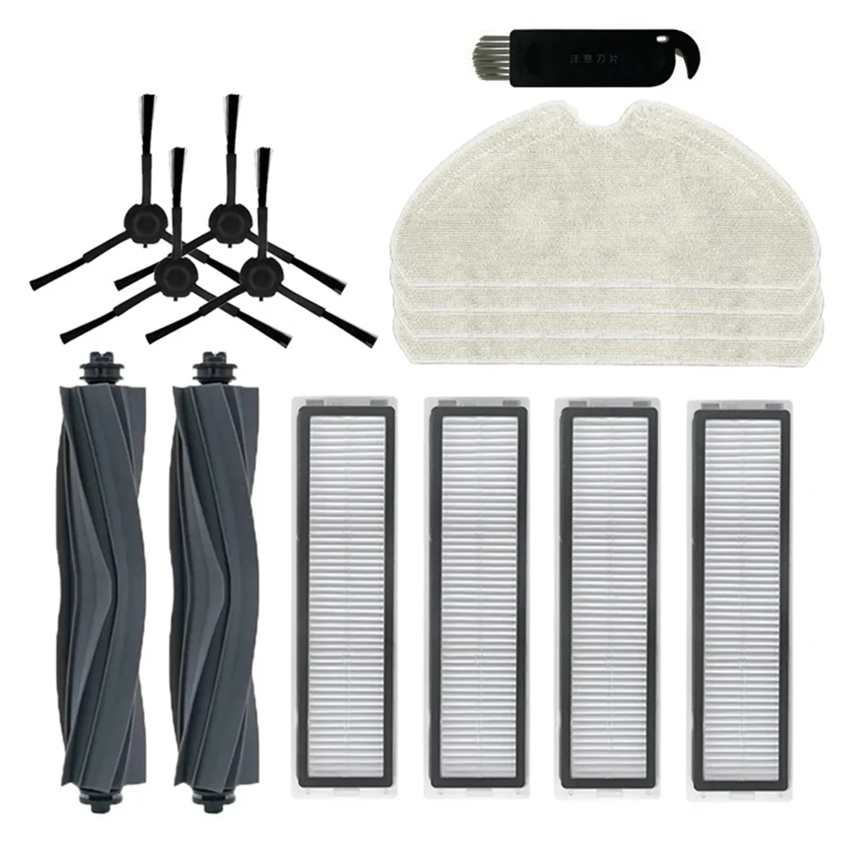 Per D10S / D10S Pro Robot aspirapolvere Spazzola laterale principale Accessori Filtro Hepa Mop Stracci di stoffa Pezzi di ricambio