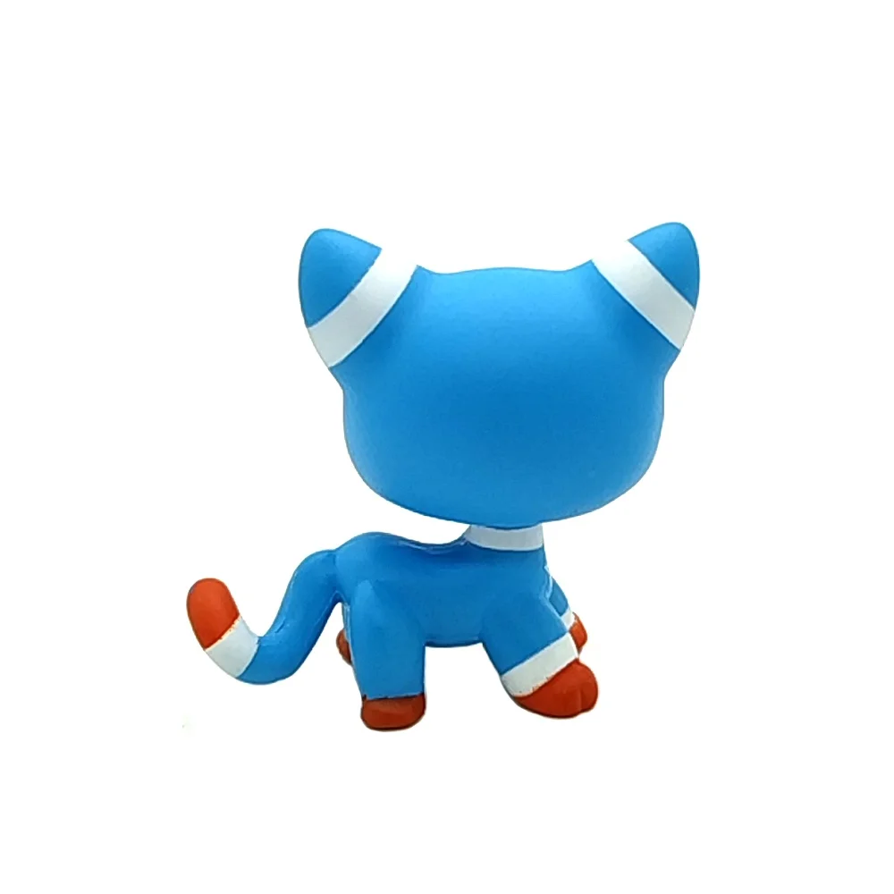 LPS Toys Rare Pet Shop Blue Cat Animals Figure Kid Gift