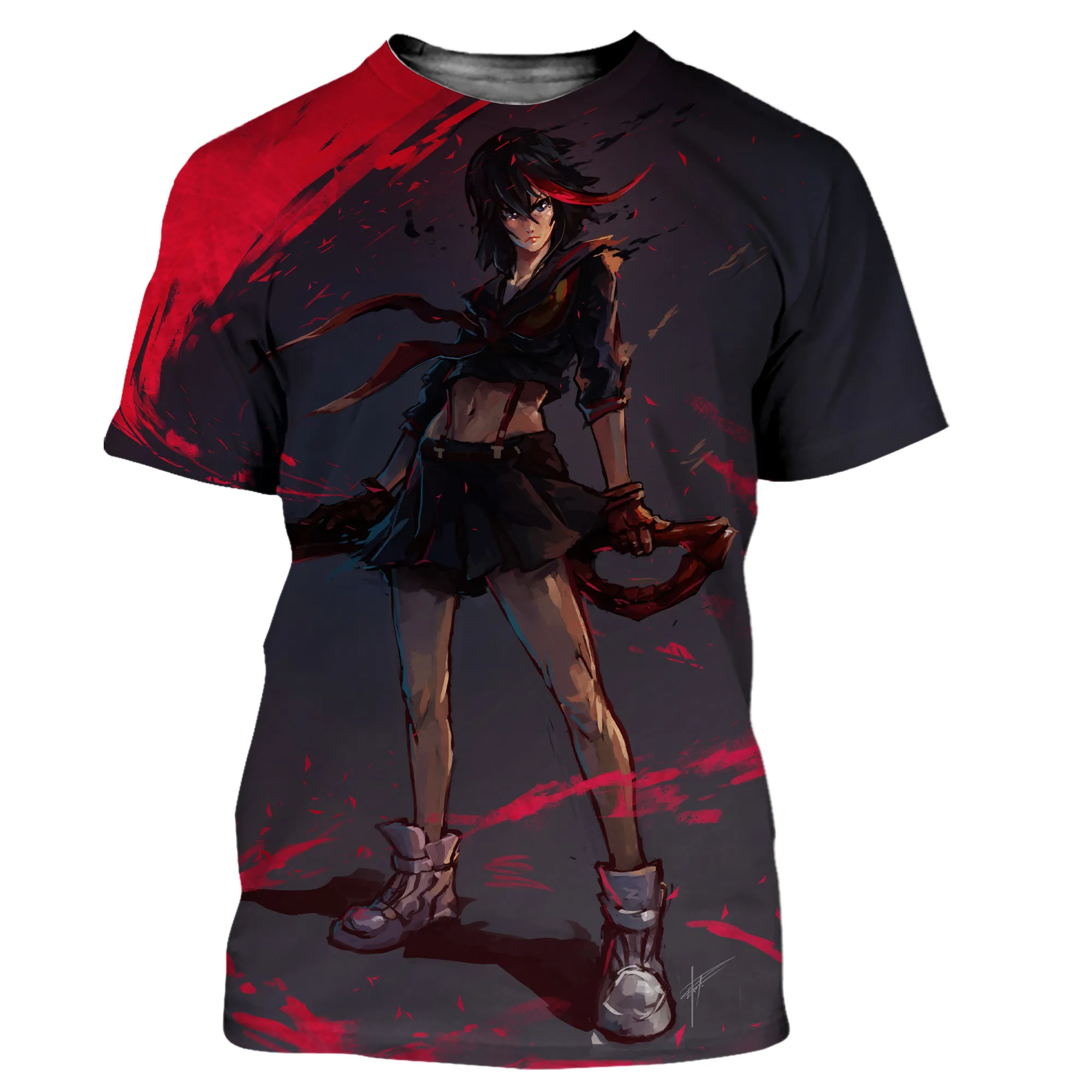 2022 Anime T Shirts Men Ladies Death Death 3D Printed Shirts Summer Casual Harajuku Style Unisex Streetwear