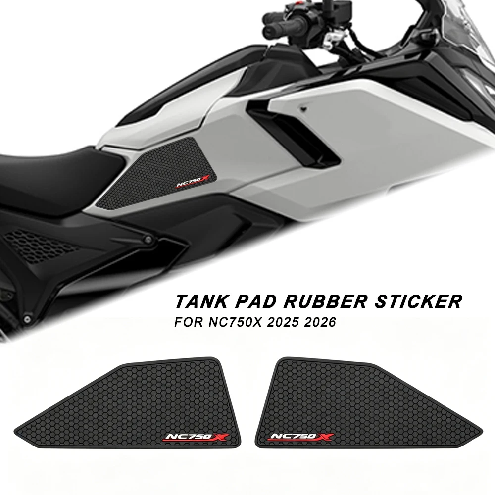 

Для мотоцикла Honda NC750X 2026 2025: Нескользящие боковые наклейки на топливный бак, водонепроницаемые резиновые накладки-стикеры