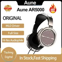 Original Aune AR5000 Full-Size Open-Back Headphones with MLD Driver Dynamic Driver HiFi Headphones Hi-Res Audiophile Player