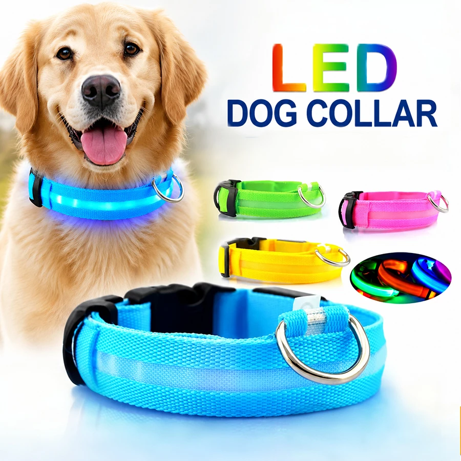 3가지 모드 애완견 발광 충전식 목줄 LED USB 고 - Tech Dog Accessories 리뷰 및 가격