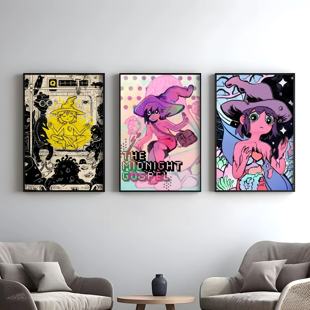 Cartoon The M-Midnight G-Gospel Poster Elegant And Affordable Wall Art Stickers For Dormitory Living Room And Bedroom Spaces