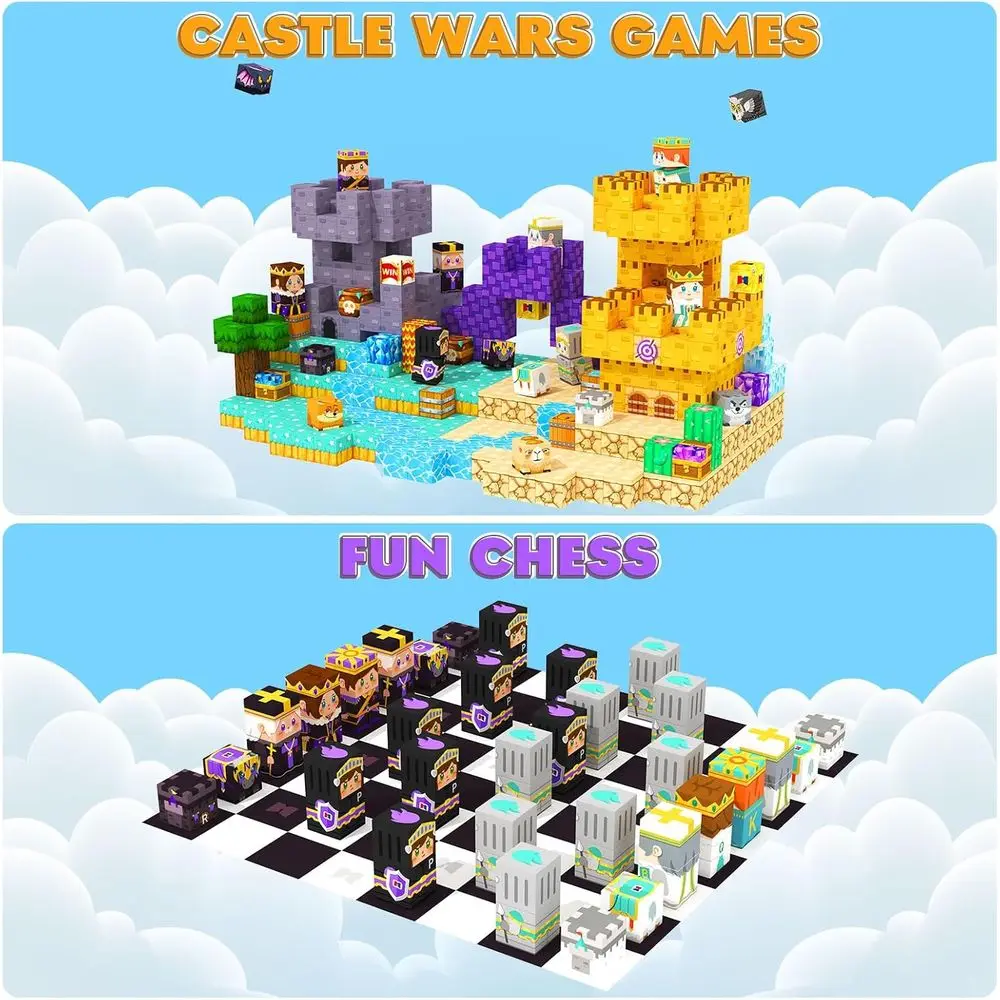 子供向け磁気ブロックセット - モンテッソーリ教育に触発されたチェス＆感覚玩具、3歳以上のお子様向け