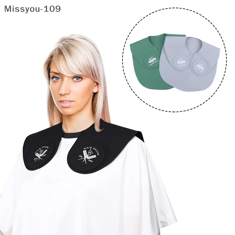 Silicone Hair Cutting Collar, Hair Dyeing Shawl, Hairdressing Cape, Neck Protection Wrap, And Shoulder Pad Scarf