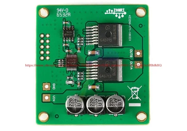 

BTN7971B DC motor drive module, high power H bridge / smart car drive / input signal isolation