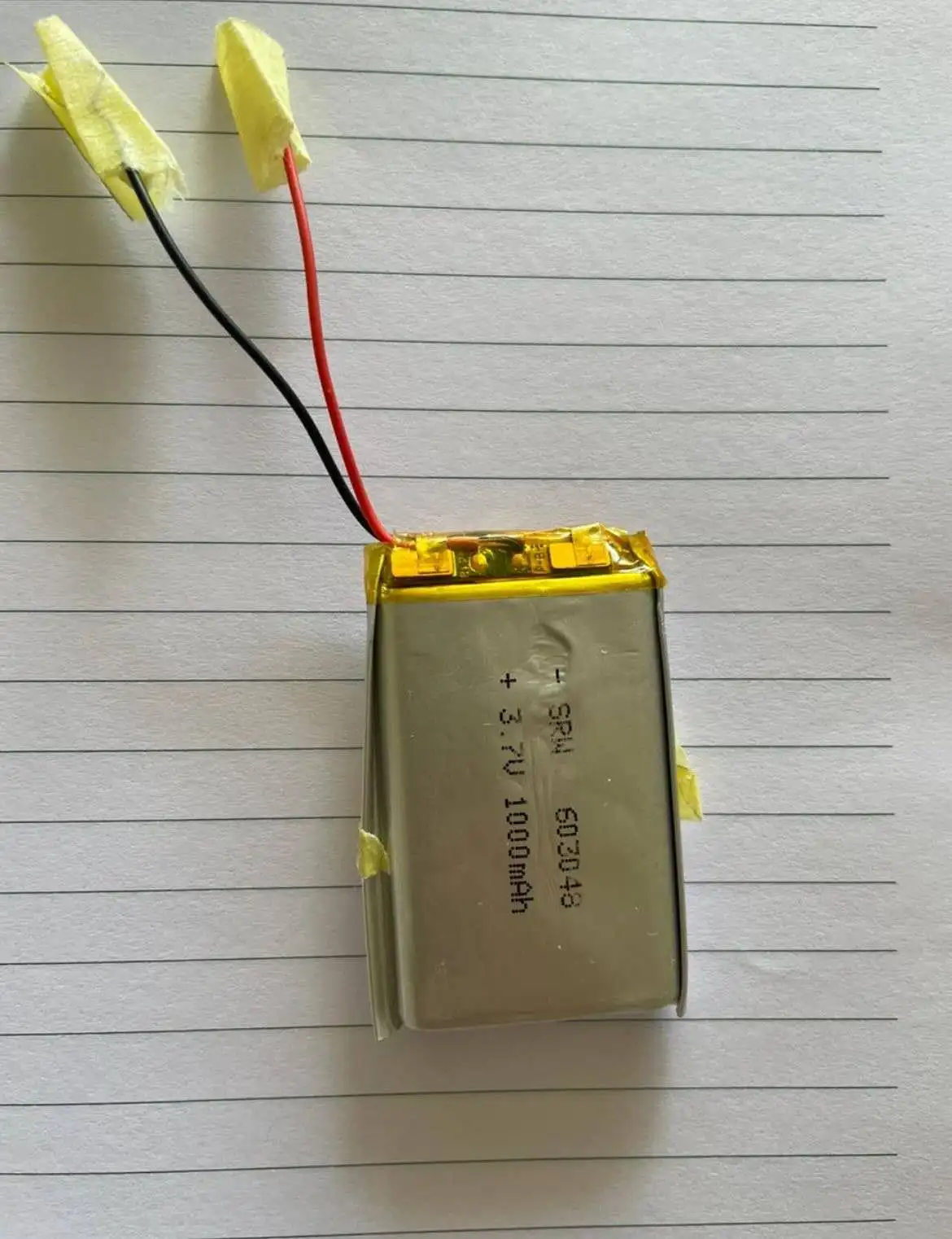 buy more will cheap 3.7V603048 capacity lithium battery 1000mAh smart watch remote charging 40202 with protection