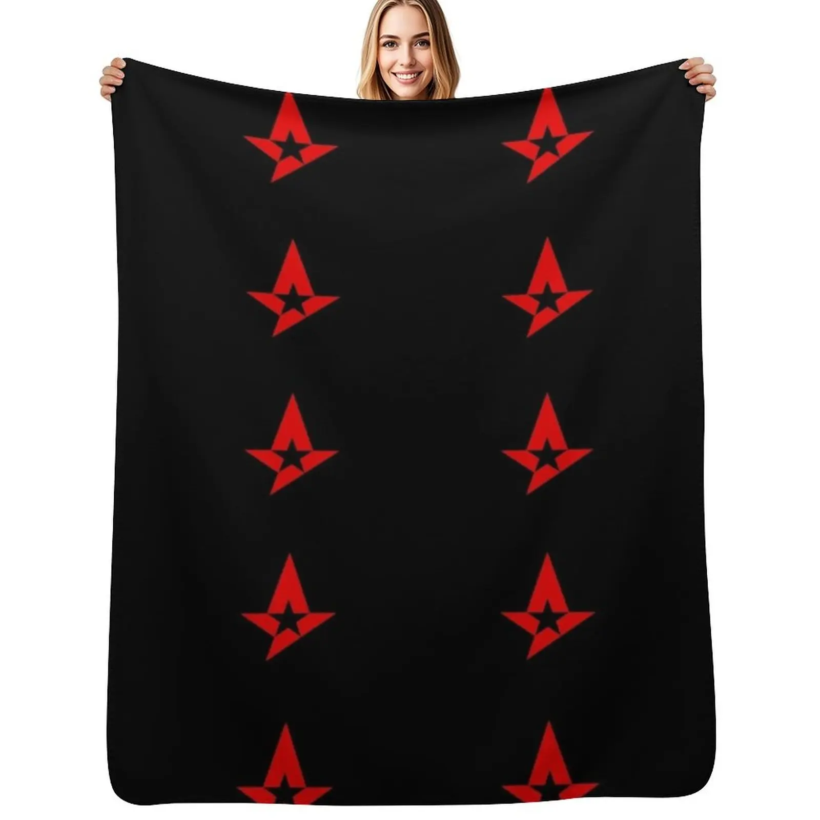 Manta Astralis CS:GO eSports FPS Team Mask - Counter Strike Global Offensive, Manta Cómoda y Fácil de Cuidar para Sofá