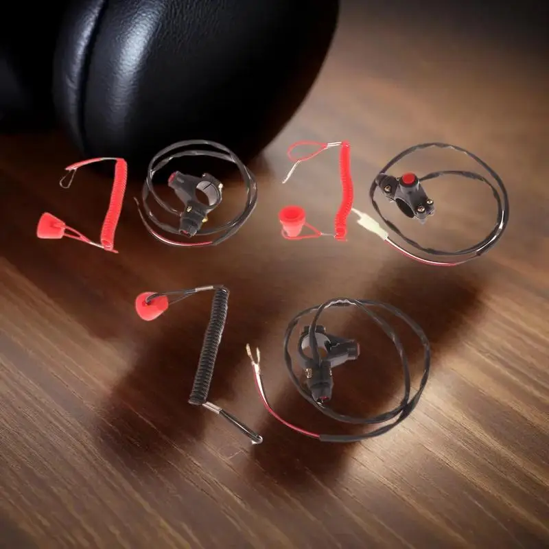 

Motorcycle Emergency Kill Stop Switch For ATV Mini Dirt Bike ATV Quad Moto With Safety Tether Lanyard