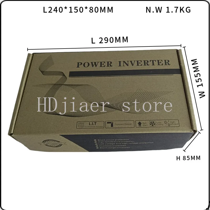 

Car Multifunction Inverter High Power 12V24V 48V60V72 to 220V Battery Converter