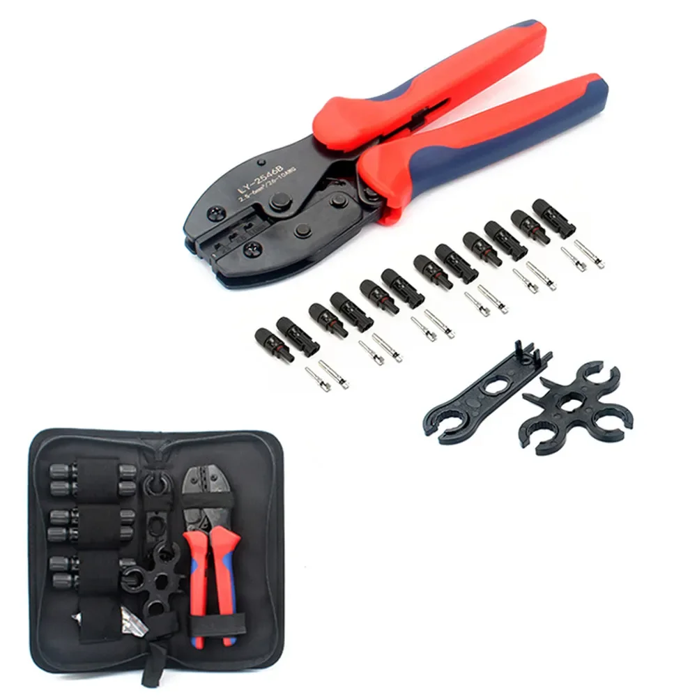 

Комплект инструментов для обжима фотоэлектрических кабелей: клещи Ly-2546bmc4, пресс-клещи для солнечных коннекторов, ключ для клемм Gedore, высокопрочная сталь