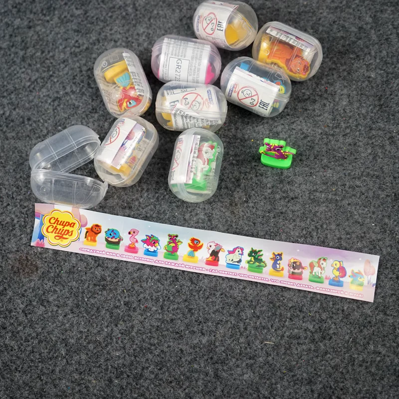 

120 шт. 4,5 см chupa chups мультяшная фигурка капсула шар кукла ПВХ модель для детских игрушек