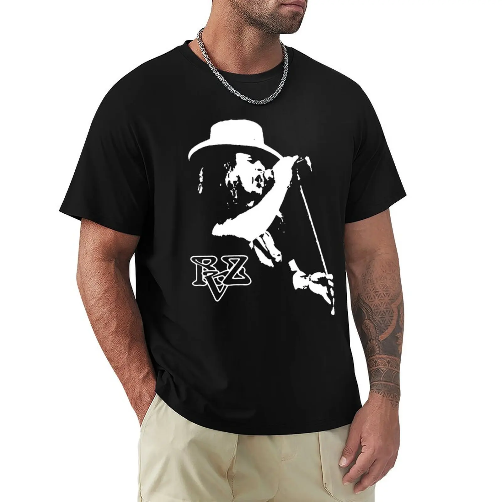 Graphic man musican T-Shirt All Weather Casual Short Sleeve