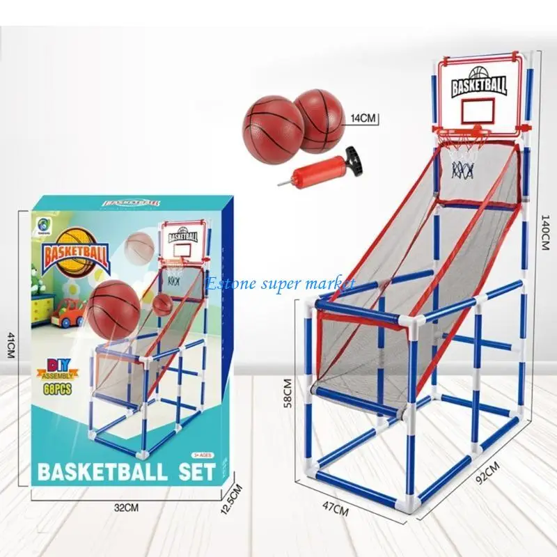 090b Kids Basketball Hoop Soccer Arcade Game pour les âges Toy Toy Sports Game