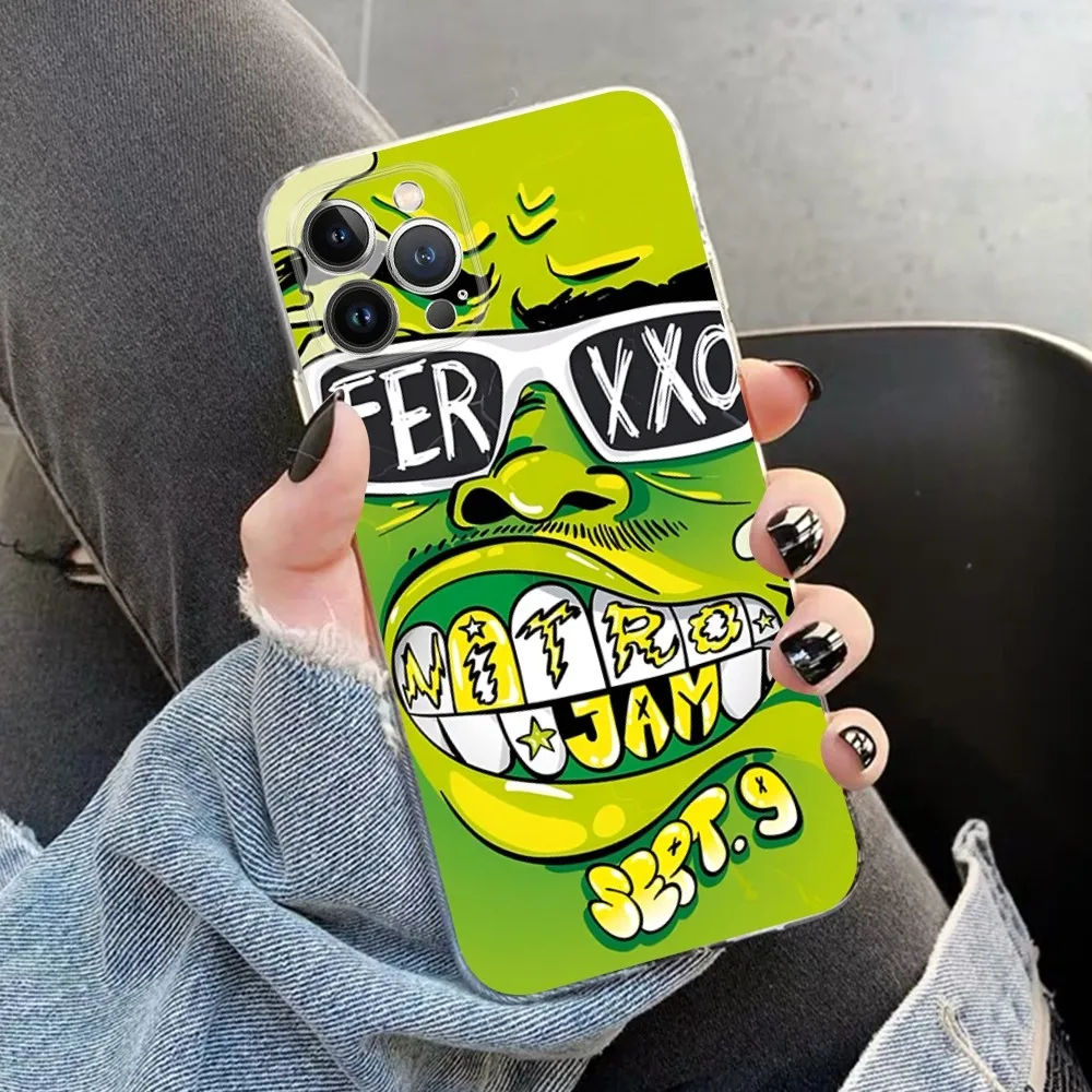 Singer F-Feid Ferxxo SIXDO Phone Case for iPhone 16 15 8 7 6 6S Plus X SE XR XS 14 11 12 13 Mini Pro Max Mobile Case