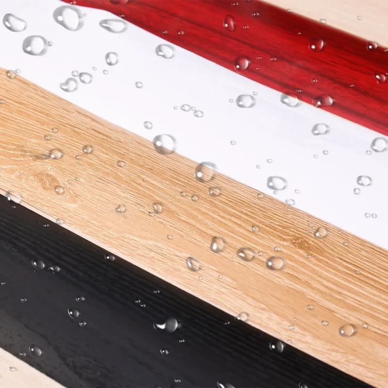 5 متر/لفة واقعية الخشب الحبوب إصلاح لاصق شريط لاصق الطابق الأثاث تجديد التفاف خط ملصق ديكور منزلي