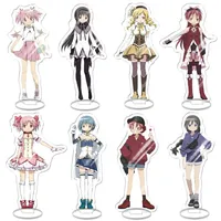 Anime Puella Magi Madoka Magica Acrylic Stand Model Figures Miki Sayaka Tomoe Kaname Madoka Akemi Homura Cosplay Model Fans Gift