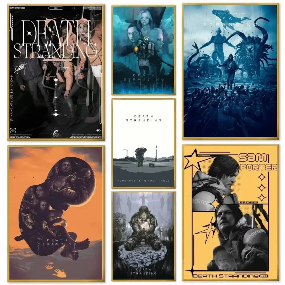 New Video Game Death Stranding 2 On The Beach Poster Painting Poster With Prints Home Gaming Bedroom Living Room Decoration