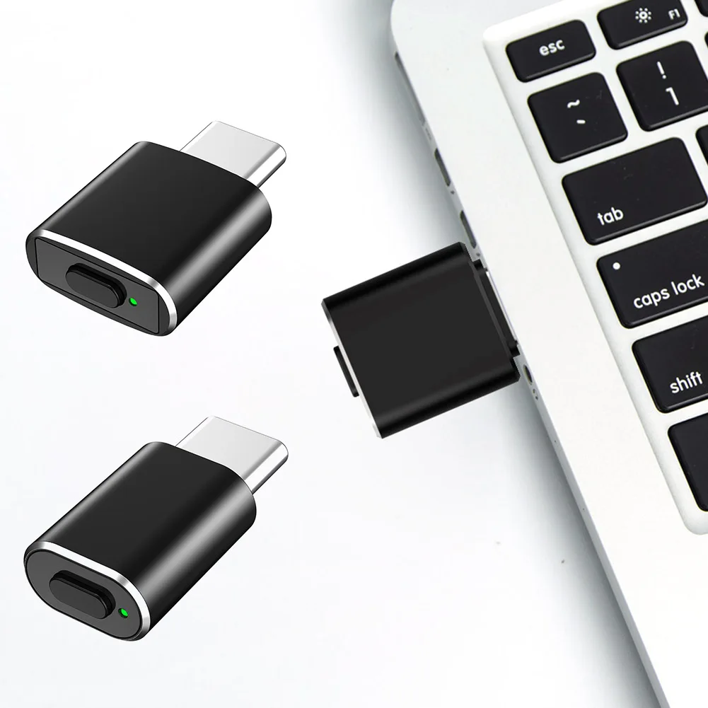 

USB C Mouse Jiggler с кнопкой переключения Необнаружимое металлическое устройство для перемещения мыши Устройство для перемещения мыши без драйверов Plug & Play Аксессуары для ПК