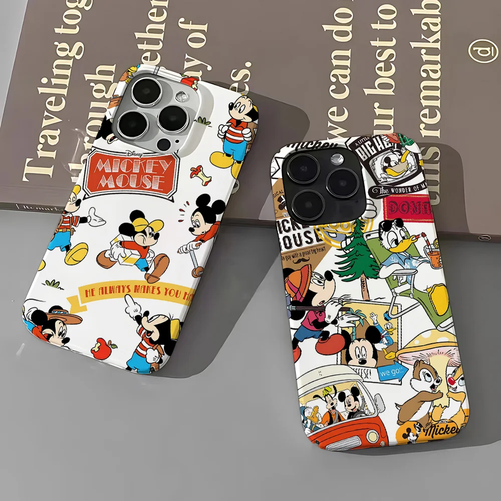 Disneies Cute Toy Story Mickey Woody Losto Phone Case for IPhone 16 15 14 13 12 11 Pro Max XS XR XSMax 6 7 8 Plus Glossy Cover