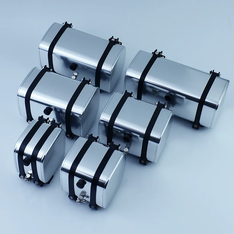 1:14スケールメタルシミュレーションマイクロ油圧オイルタンク、タミヤRCトラックティッパーSCANIA 770S VOLVO FH16 ACTROS MAN車用装飾