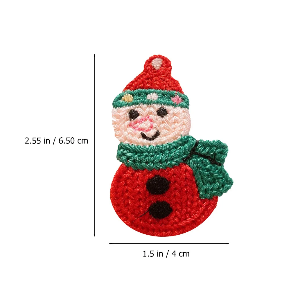 

14 Pcs Decorations Christmas Hair Clip Barrettes Festive Accessories Knitting Knitted
