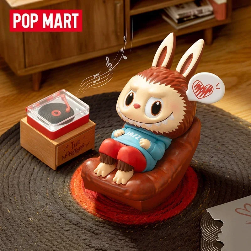 

POP MART LABUBU THE MONSTERS Jazz Figure Series Trendy Mystery Box Anime Action Figure Blind Random Box Toys Model Ornament Doll