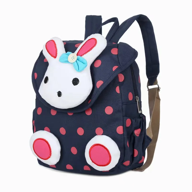 Children\'s Stuff Multi-Color Cute Rabbit Style Backpack Kids School Bag Fashion Kindergarten Girls Easter Bag Mochila