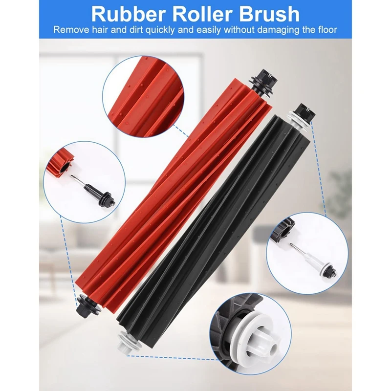 For Roborock Q8 Max+ Robot Vacuum Cleaner Main Side Brush Hepa Filter Mop Cloth Replacement Parts Accessories