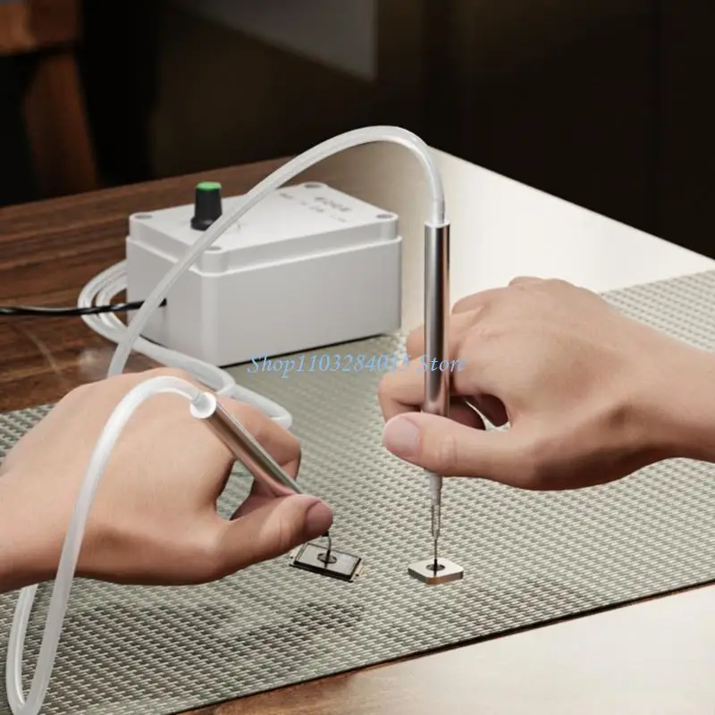 R6FF Antistatic Electric Vacuum Suction Pen For IC CPU Chip Extraction 3 4 Pad