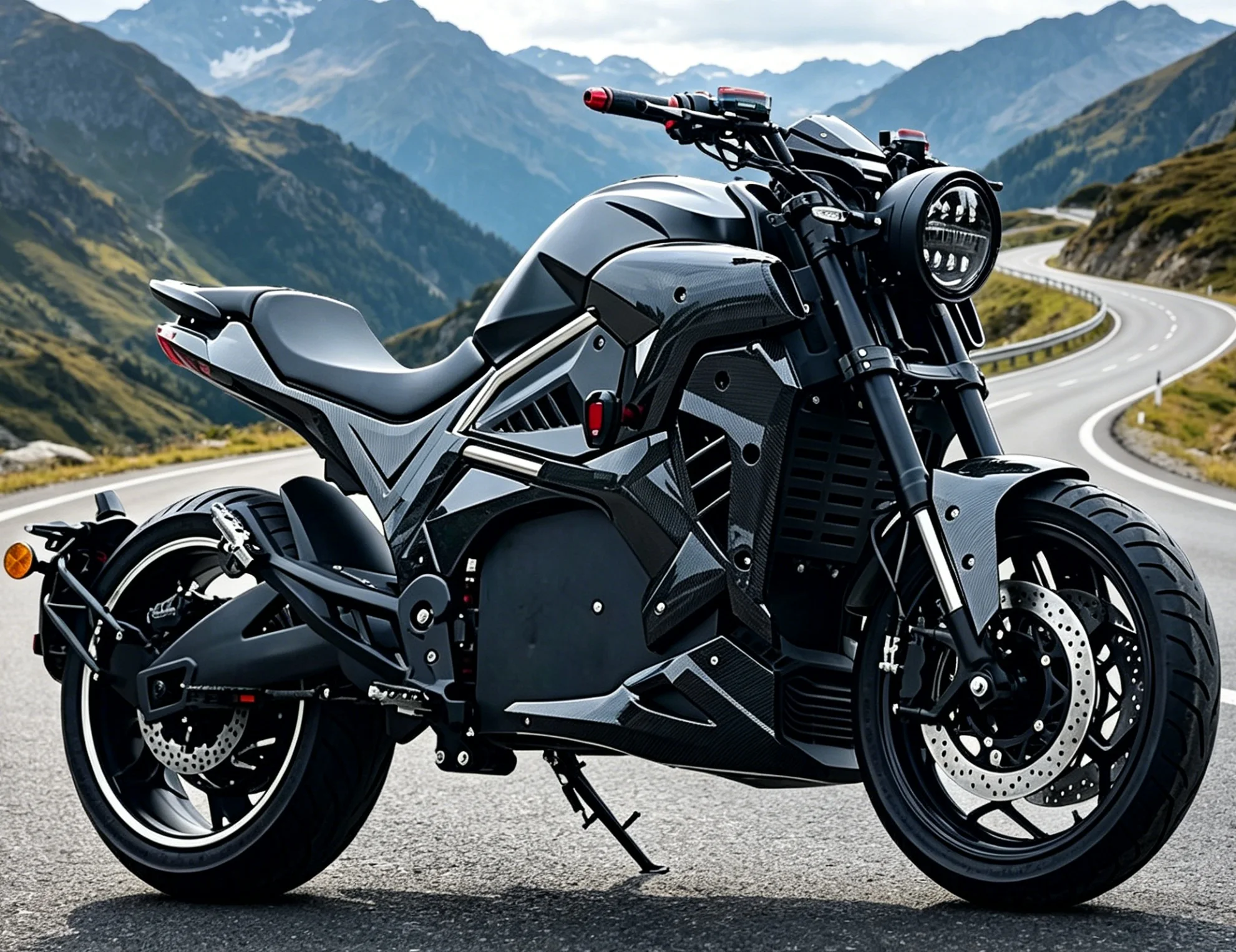 Picture 4: XDSS Chinese Factory Wholesale Big Motorcycle 3000-10000W 72V 90-180 Km/h Custom Color Street Bike In Stock Ultra-High-Power