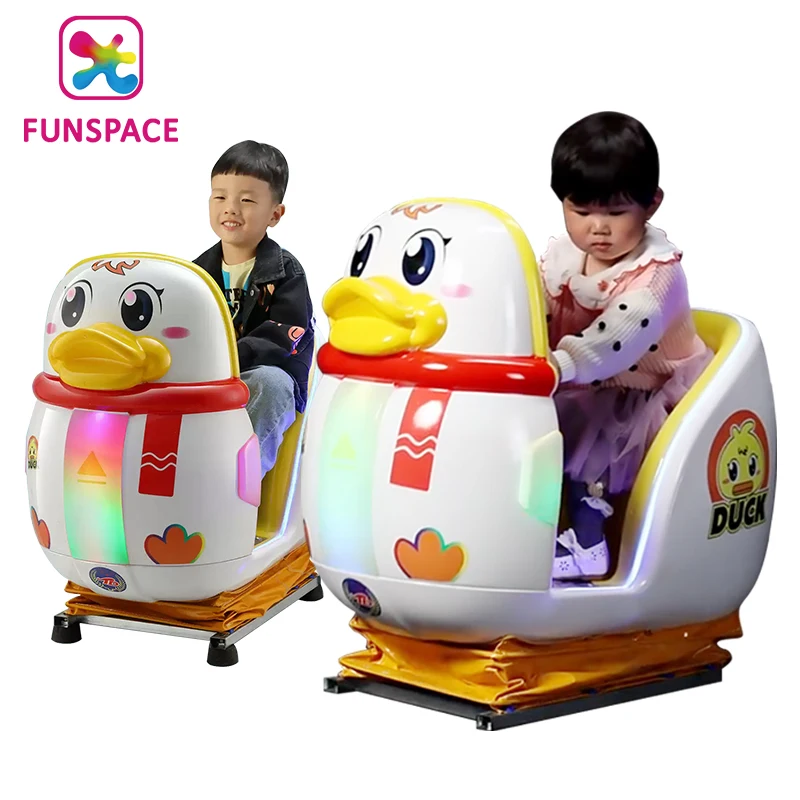 Funspace Coin Operated Amusement Arcade Little Yellow Duck Kiddie Rides Game Machine For Sale