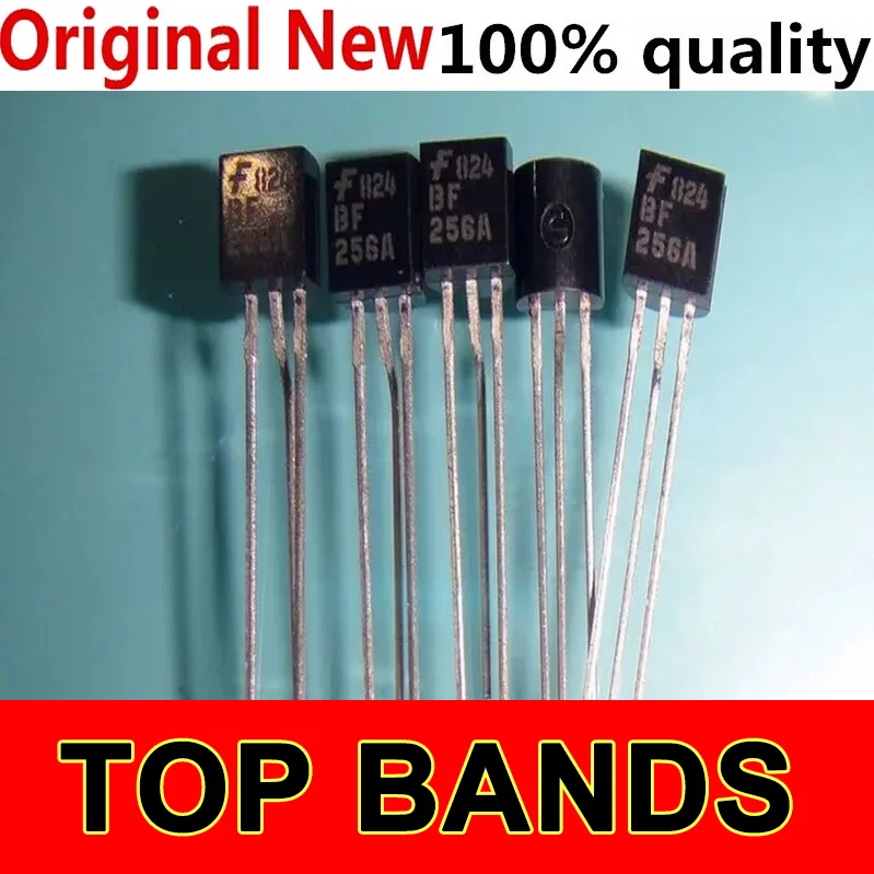 Chipset IC, BF256A TO-92 F256A, 100% novo e original, 10 PCes pelo lote