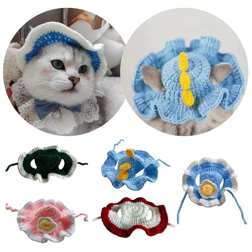 

Cartoon Cat Hat Decoration Cute Pet Hat Funny Pets Party Cosplay Headwear Photo Shoot Props Puppy Pet Cap Pet