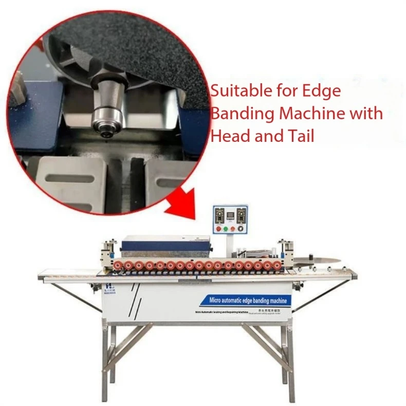 Bordatrice adesiva Bordatrice per pannelli dritti Bordatrice per bordi Materiale in legno multifunzionale completamente automatico