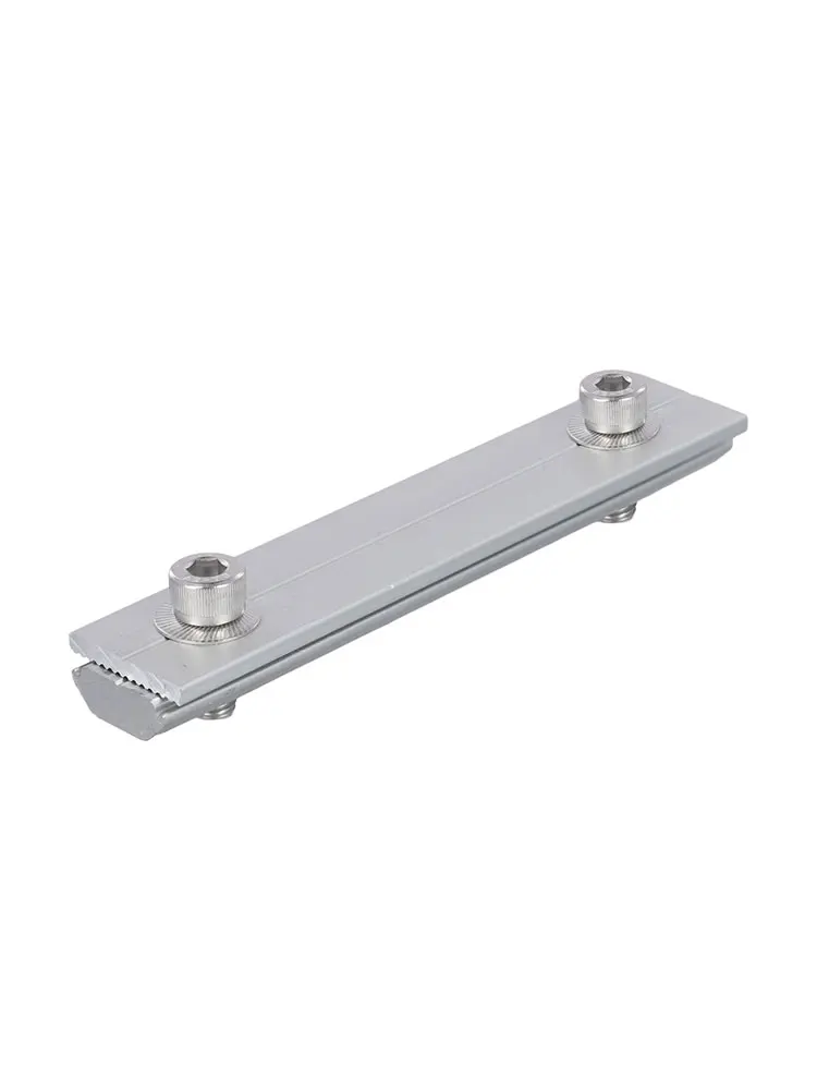 Solar Module Rails Profile Connectors14cm Aluminium Mounting Connection Photovoltaic Bracket Guide Rail Solar Module