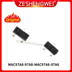 20pcs SMD SOT23 MAC97A6 MAC97A8 Silk screen 97A6 97A8 SOT-23 Triac Thyristor New Original In Stock